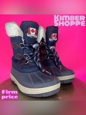 Pajar Marcel Blue Waterproof Insulated Rubber Winter Boots US 13 EU 31 UK 12